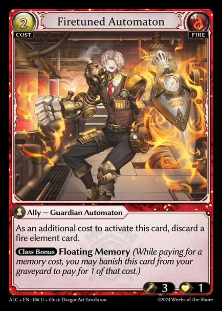 GA03-ALC1st-EN-106U Firetuned Automaton (Foil)