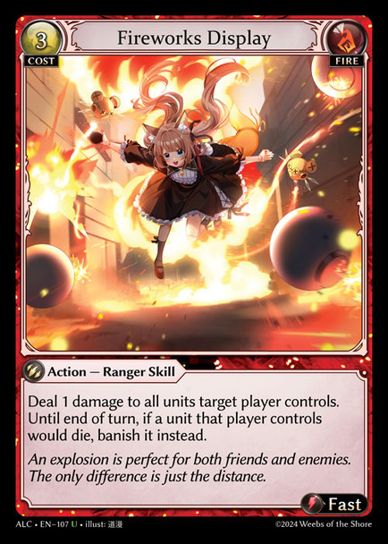 |GA03|<1st>[ALC-EN-107](U) Fireworks Display {Foil}