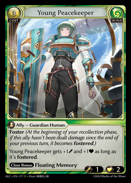 |GA03|<1st>[ALC-EN-177](U) Young Peacekeeper {Foil}
