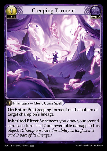 |GA03|<1st>[ALC-EN-204](C) Creeping Torment {Foil}