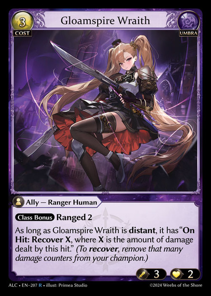 GA03-ALC1st-EN-207R Gloamspire Wraith (Foil)