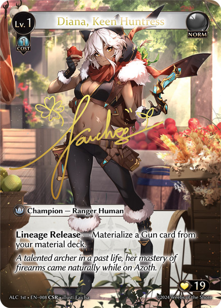 |GA03|<1st>[ALC-EN-008](CSR) Diana, Keen Huntress {Foil}
