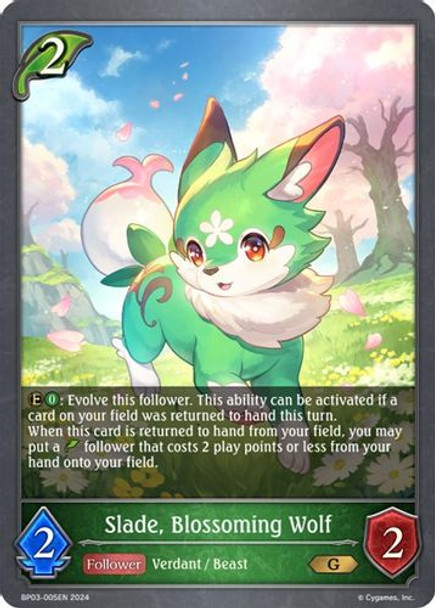 BP03-005EN G Slade, Blossoming Wolf