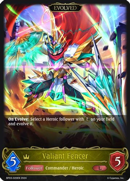 [BP03-020EN](L) Valiant Fencer (Evolved)