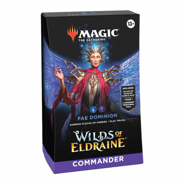 MTG Wilds of Eldraine Commander Deck (Blue-Black Fae Dominion)