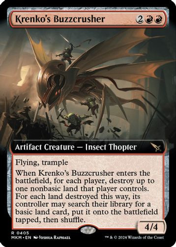 MKM-0405R Krenko's Buzzcrusher (Extended Art)