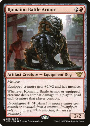 The List - Komainu Battle Armor-021R