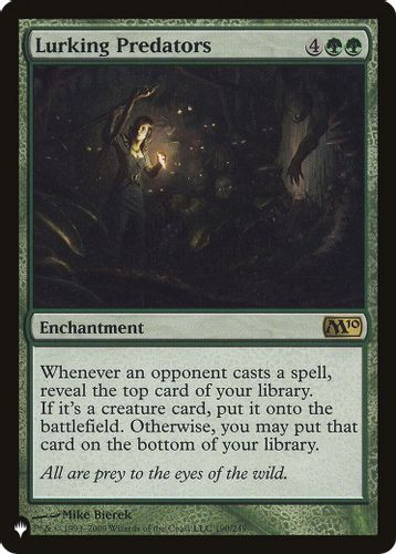 The List - Lurking Predators-190R