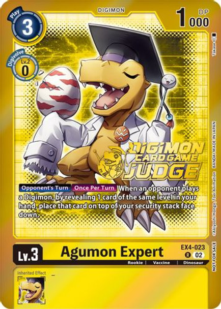 EX04-023R Agumon Expert (Judge Pack 4) (Foil)
