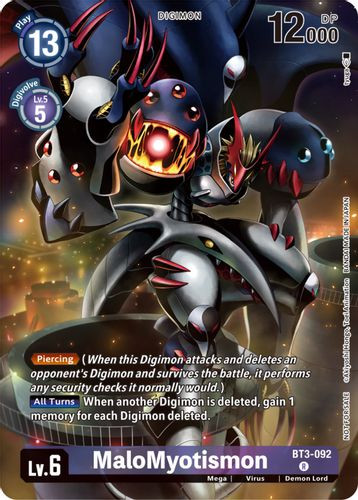 BT03-092R MaloMyotismon (Tamer Party Pack -The Beginning-) (Foil)