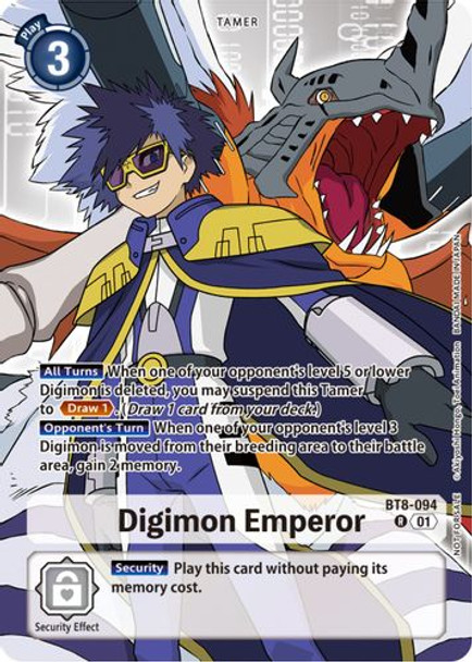 BT08-094R Digimon Emperor (Tamer Party Pack -The Beginning-) (Foil)