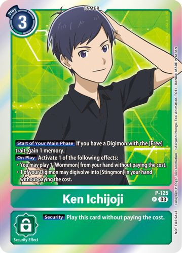 P-125P Ken Ichijoji (Tamer Party Pack -The Beginning- Ver. 2.0) (Foil)