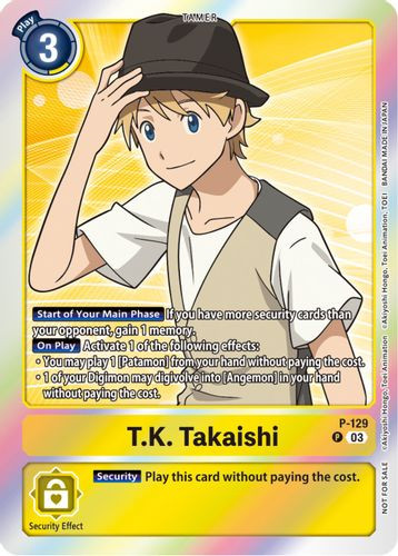 P-129P T.K. Takaishi (Tamer Party Pack -The Beginning- Ver. 2.0) (Foil)