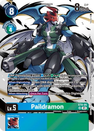 ST09-05SR Paildramon (Tamer Party Pack -The Beginning-) (Foil)