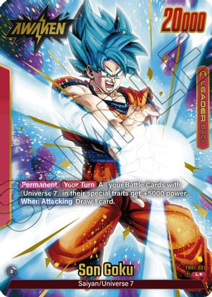 FB01-001L Son Goku (Alternate Art) (Foil)