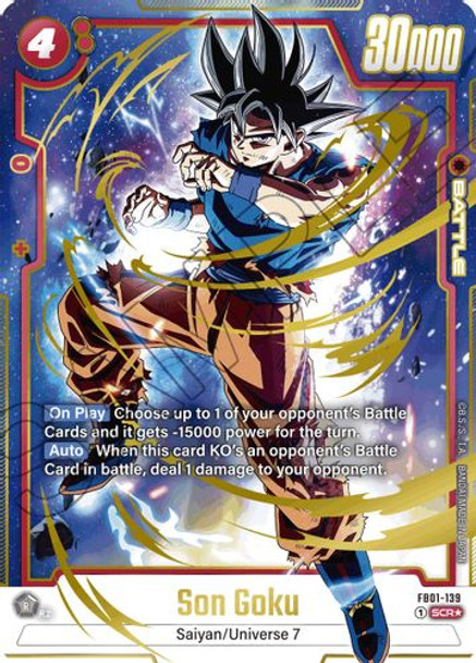 FB01-139SCR Son Goku (1-Star Alternate Art) (Foil)