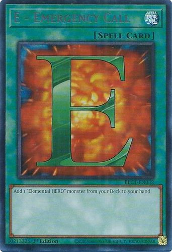 BLC1-EN032 E - Emergency Call (Silver Ultra Rare) <1st>