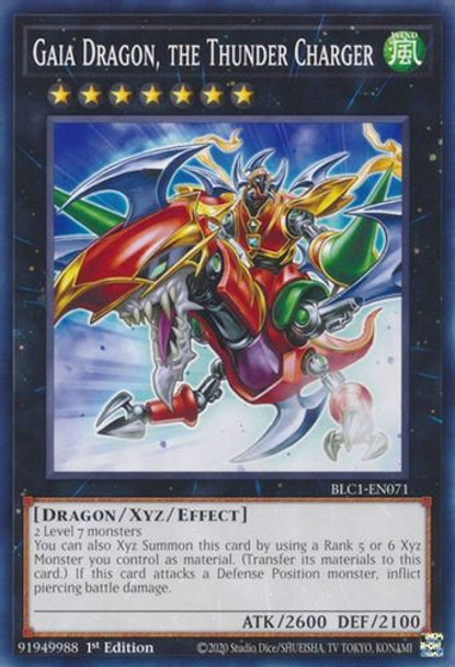 BLC1-EN071 Gaia Dragon, the Thunder Charger (Common) <1st>