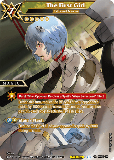 BSS01-136CR The First Girl - Exhaust Nexus (BSS04 Eva Dash Pack) (Foil)