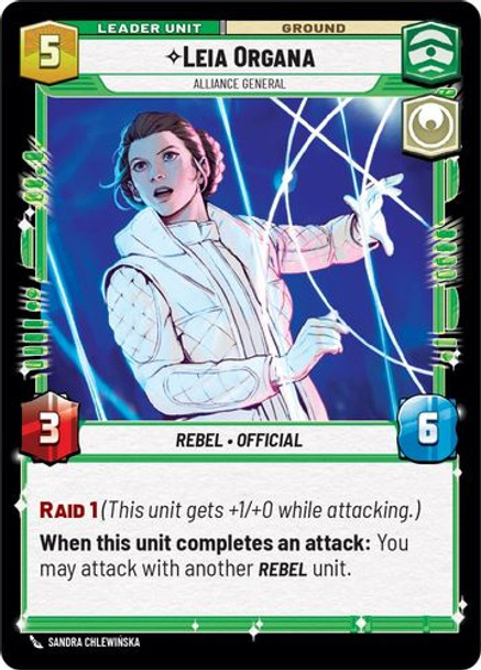 01-SOR-EN-009C Leia Organa - Alliance General