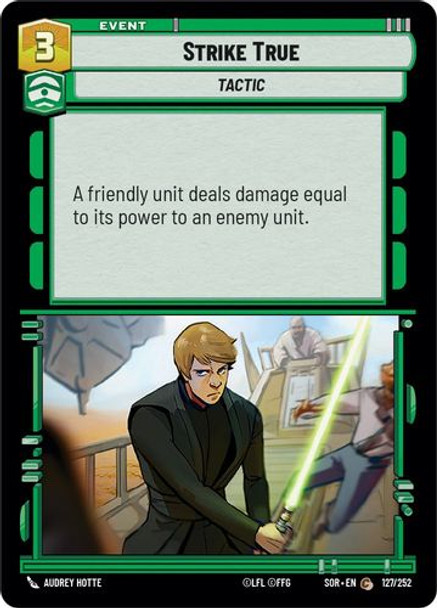 01-SOR-EN-127C Strike True (Foil)