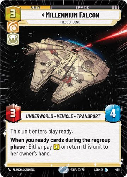 01-SOR-EN-455L Millennium Falcon - Piece of Junk (Hyperspace)