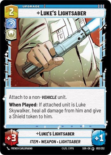01-SOR-EN-053S Luke's Lightsaber