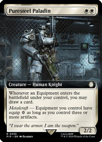PIP-0456R Puresteel Paladin (Extended Art)