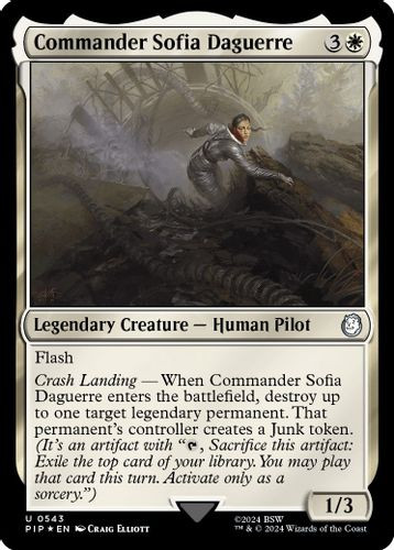 PIP-0543U Commander Sofia Daguerre (Alternate Foil)