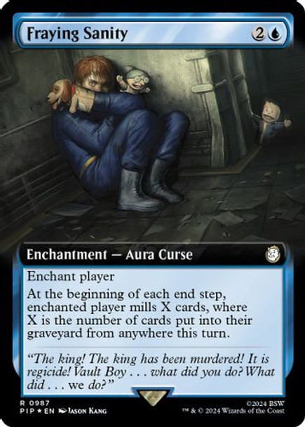 PIP-0987R Fraying Sanity (Extended Art) (Alternate Foil)