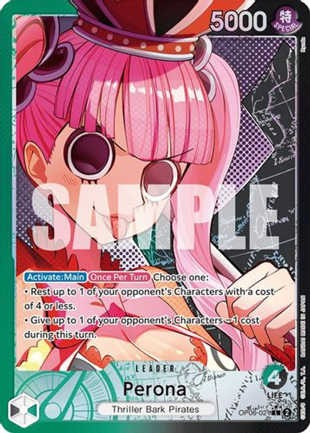 OP06-021L Perona (Alternate Art) (Foil)