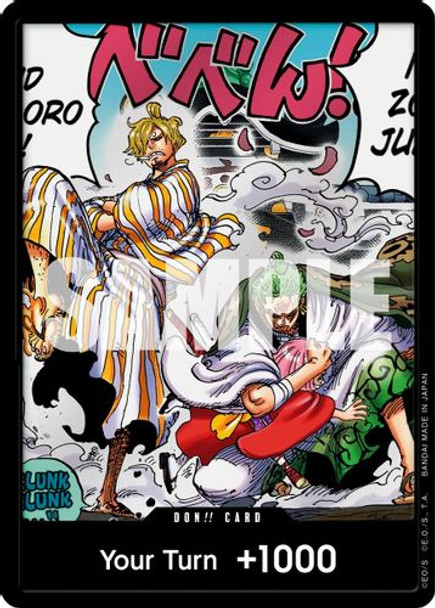 DON!! Card (Sangoro & Zorojuro) (OP06) (Foil)