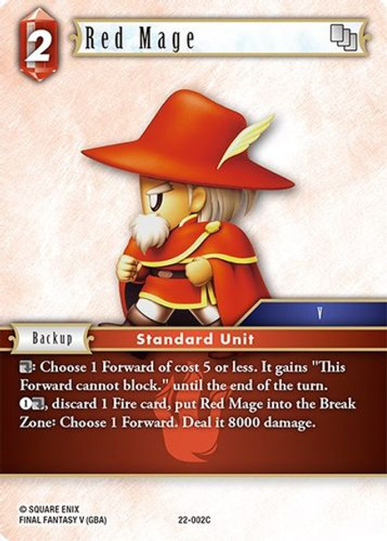 FF22-002C Red Mage