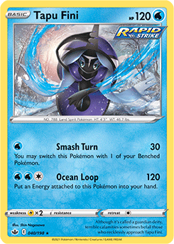 [SWSH06][CRE-040/198HR] Tapu Fini (Holo)