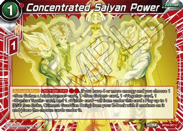 BT24-007C Concentrated Saiyan Power