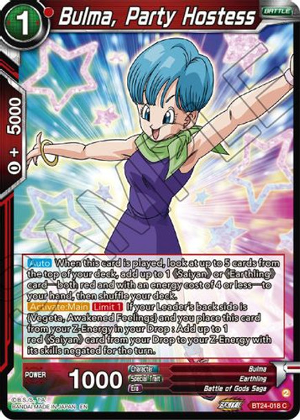 BT24-018C Bulma, Party Hostess