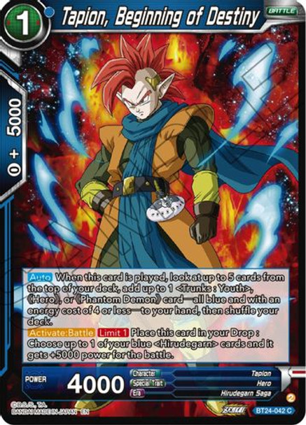 BT24-042C Tapion, Beginning of Destiny