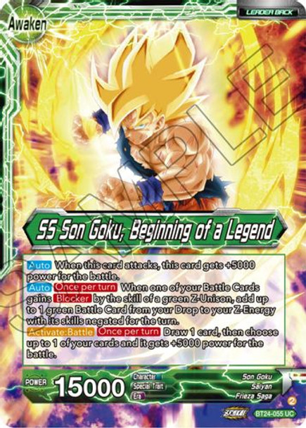 BT24-055UC Son Goku // SS Son Goku, Beginning of a Legend