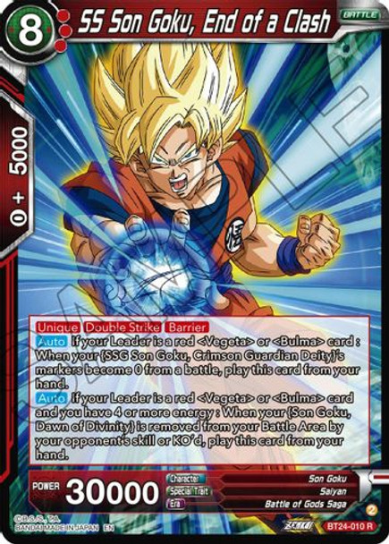 BT24-010R SS Son Goku, End of a Clash (Foil)