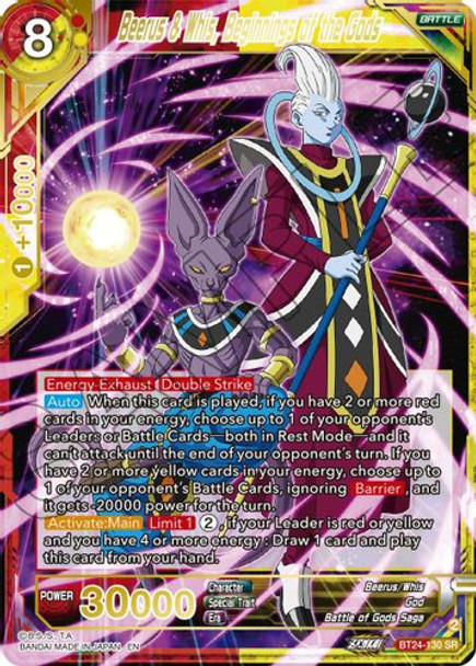 BT24-130SR Beerus & Whis, Beginnings of the Gods (Foil)