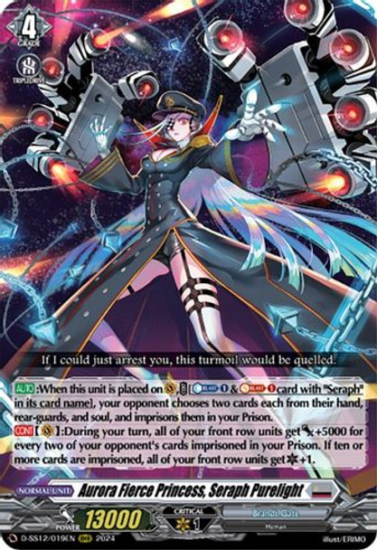 D-SS12/019EN RRR Aurora Fierce Princess, Seraph Purelight