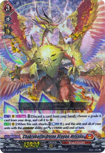 D-SD01/001EN RRR Chakrabarthi Divine Dragon, Nirvana (Holo)