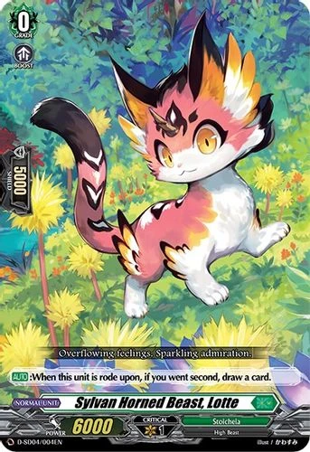 D-SD04/004EN TD Sylvan Horned Beast, Lotte