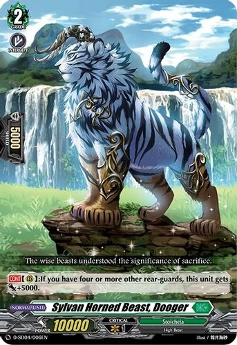 D-SD04/006EN TD Sylvan Horned Beast, Dooger