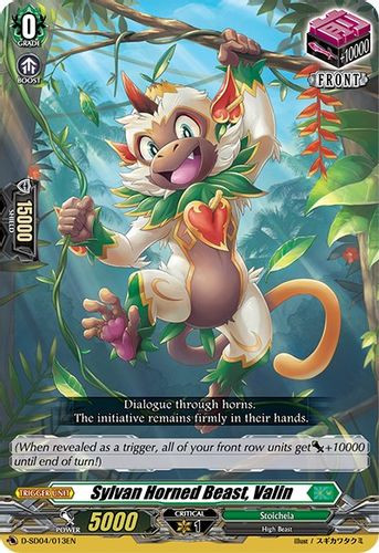 D-SD04/013EN TD Sylvan Horned Beast, Valin