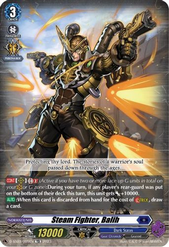 D-SS03/005EN TD Steam Fighter, Balih
