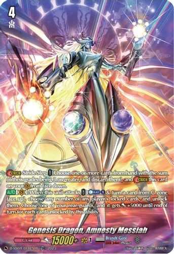D-SS04/018EN-R TDR Genesis Dragon, Amnesty Messiah (TDR)