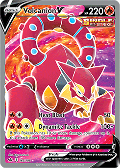 [SWSH06][CRE-162/198UR] Volcanion V (Full Art) (Holo)