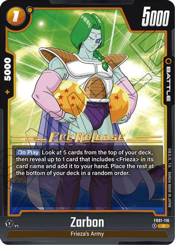 [FB01-116](C) Zarbon {Prerelease}