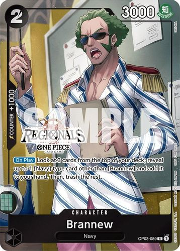 OP03-089 Brannew (Offline Regional 2024 Participant) (Foil)